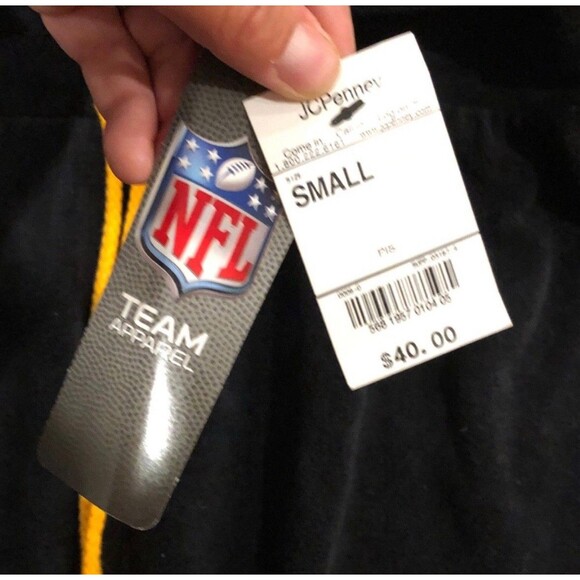 Pittsburgh Steelers NFL Team Apparel Black Strapless Tube Dress Small NW - Picture 6 of 8